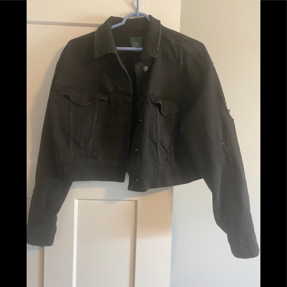 Distressed Denim Jacket